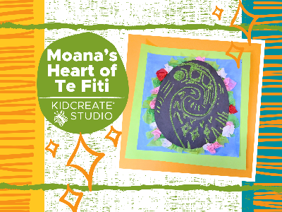 Kidcreate Studio - Ashburn. Moana’s Heart of Te Fiti Workshop (4-10 Years)